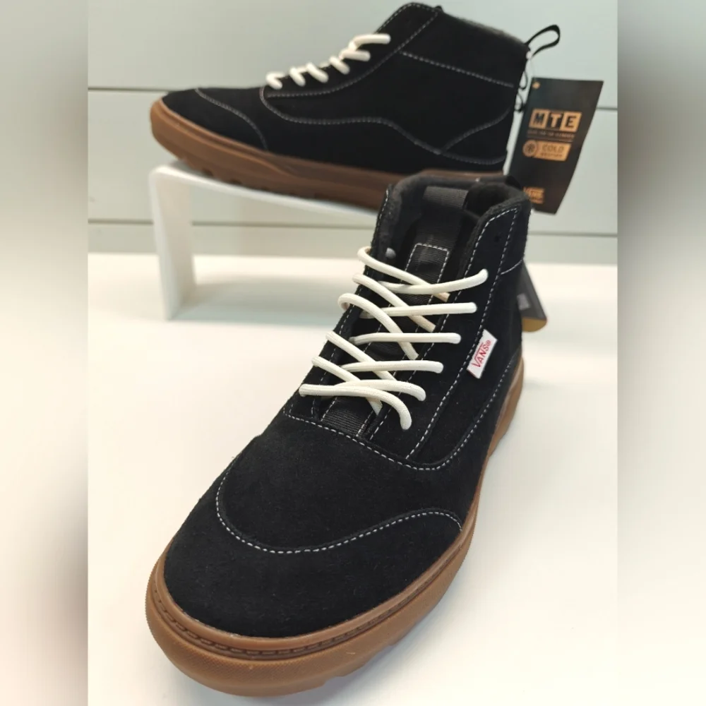 Vans Colfax MTE-1 Suede Gum Black Weatherproof Trail Boots size Men’s 6.5